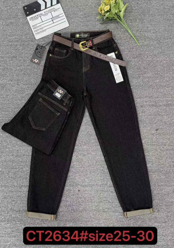 Spodnie damskie jeansy Roz 25-30, 1 Kolor Paczka 10 szt